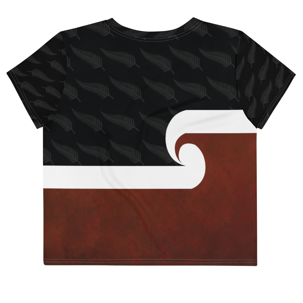 Maori Print Crop Tee - Proud2B