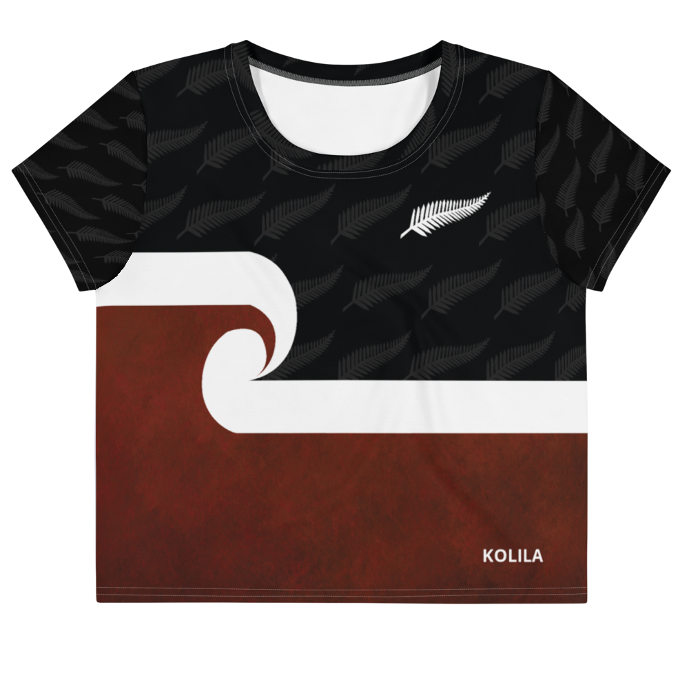 Maori Print Crop Tee - Proud2B