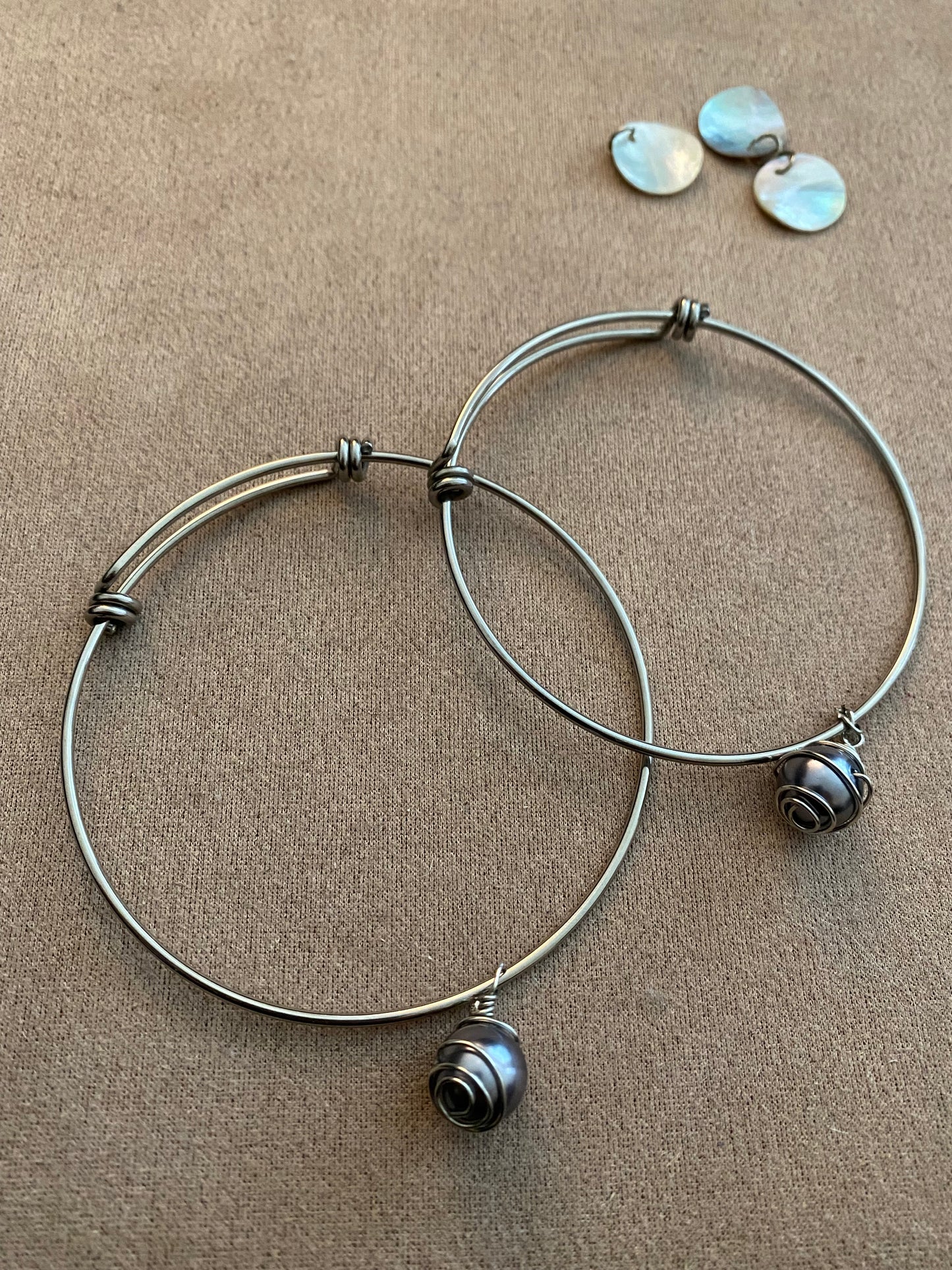 Black Pearl Bangle