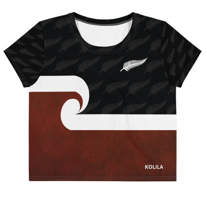 Maori Print Crop Tee - Proud2B